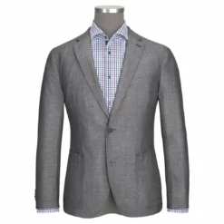 3 SUISSESVeste de costume homme Class International - Gris Clair
