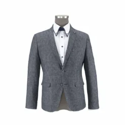 3 SUISSESVeston lin et coton Bruno Banani homme - Bleu