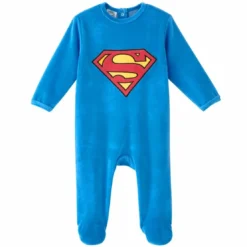 SupermanDors bien velours bébé garçon Superman - Bleu