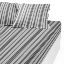 3S. x CollectionDrap-housse coton - MARKUS - Gris
