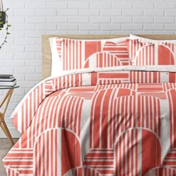 3S. x CollectionDrap-housse coton - DÉCO - pêche