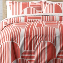 3S. x CollectionDrap-housse coton - DÉCO - pêche