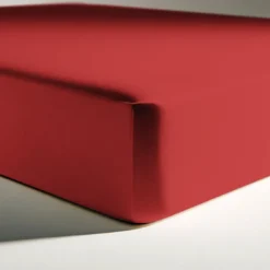 3S. x CollectionDrap-housse en coton - TRIO - Rouge