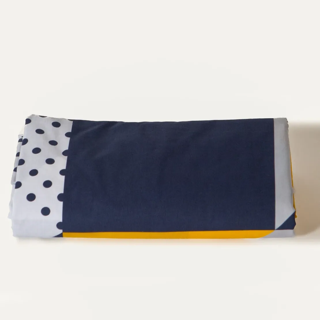 3S. x CollectionDrap-housse en coton - TRIGONE - Bleu