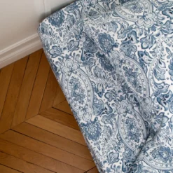 3S. x CollectionDrap-housse en coton - MISTRY - Bleu