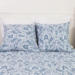 3S. x CollectionDrap-housse en coton - MISTRY - Bleu