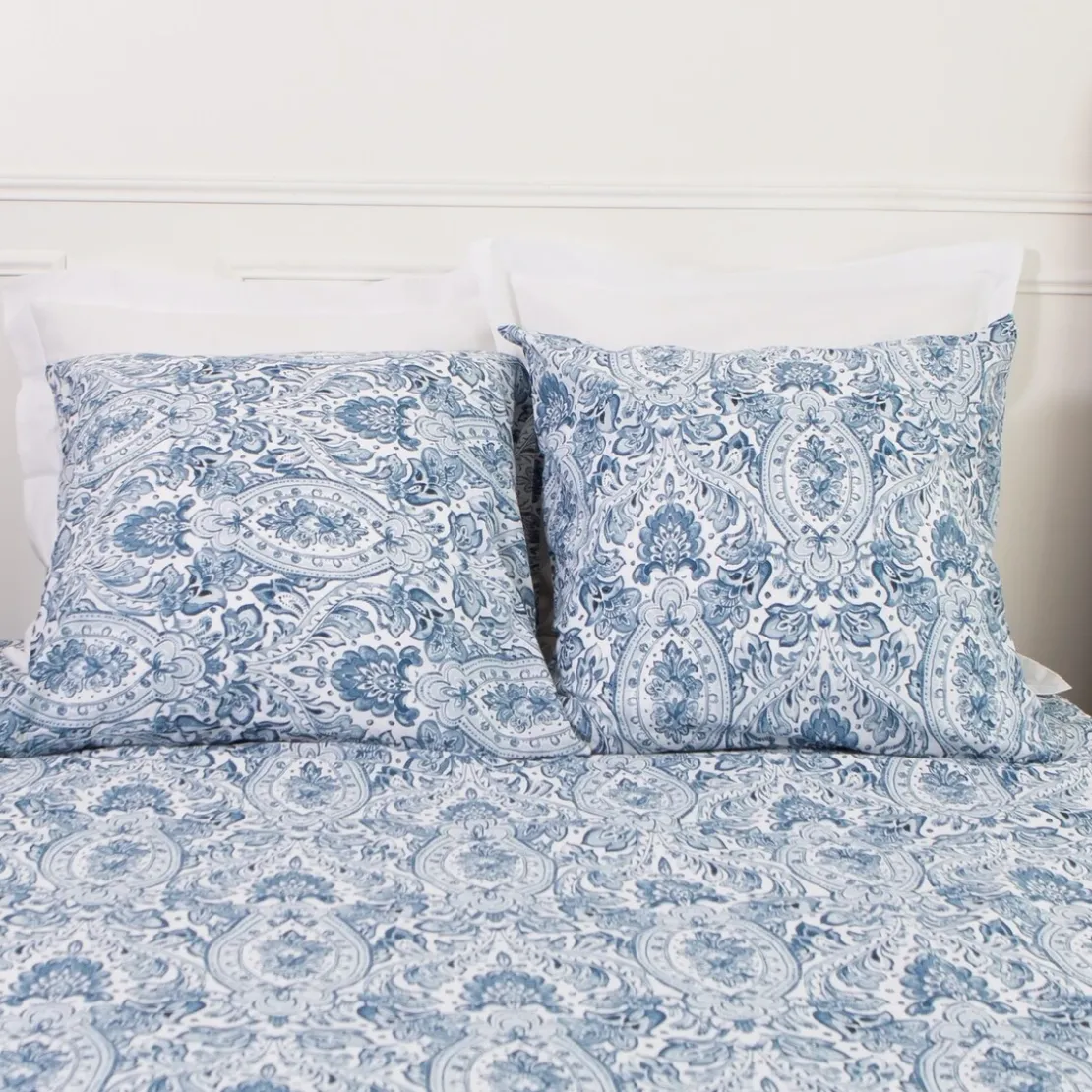 3S. x CollectionDrap-housse en coton - MISTRY - Bleu