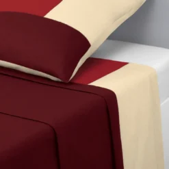 3S. x CollectionDrap plat en coton - TRIO - Terracotta