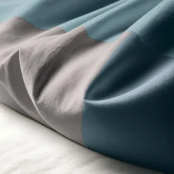 3S. x CollectionHousse de couette coton - TRIO - Bleu