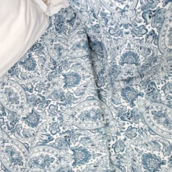 3S. x CollectionHousse de couette en coton - MISTRY - Bleu