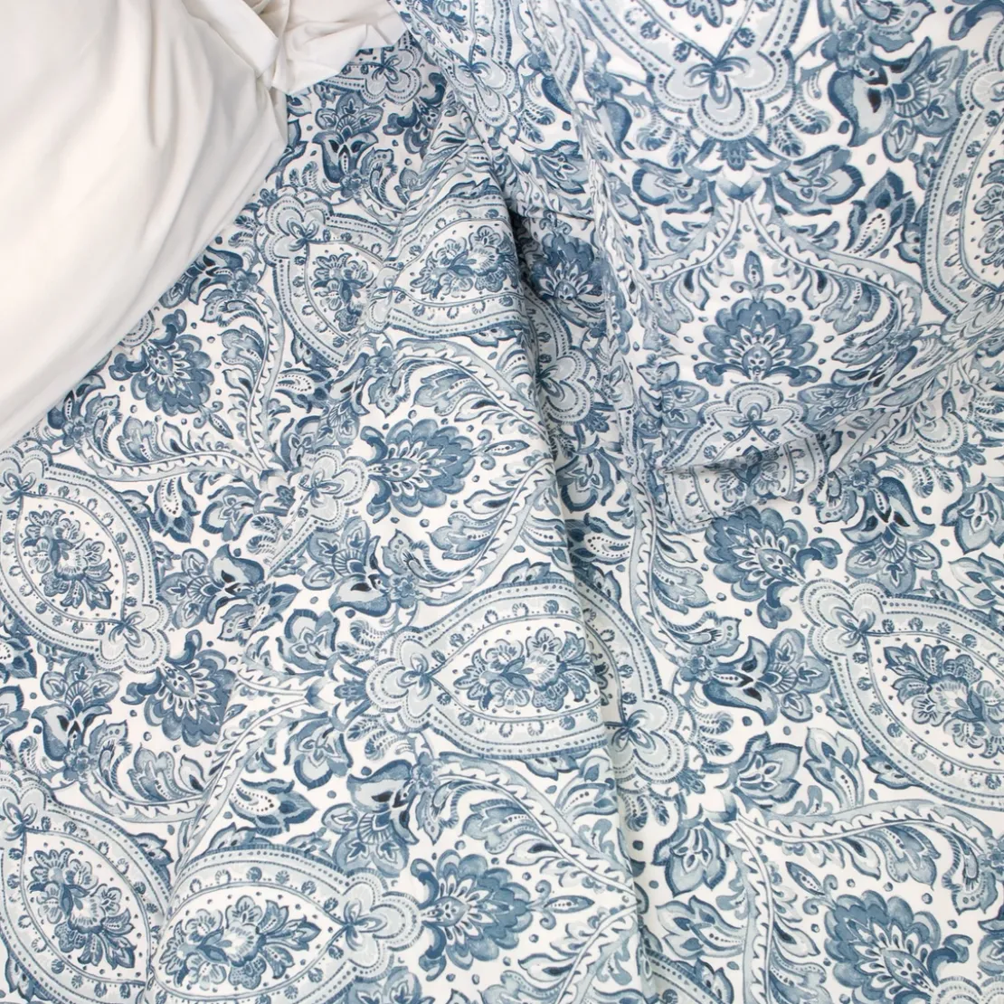3S. x CollectionHousse de couette en coton - MISTRY - Bleu