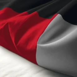 3S. x CollectionHousse de couette en coton - TRIO - Rouge