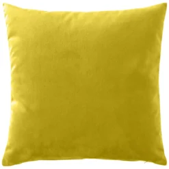 3S. x CollectionHousse de coussin lin lavé - jaune