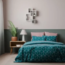 3S. x CollectionParure de lit coton - JEHAUT - Vert Émeraude