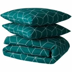 3S. x CollectionParure de lit coton - JEHAUT - Vert Émeraude
