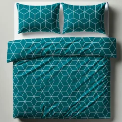 3S. x CollectionParure de lit coton - JEHAUT - Vert Émeraude