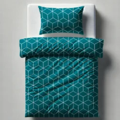 3S. x CollectionParure de lit coton - JEHAUT - Vert Émeraude