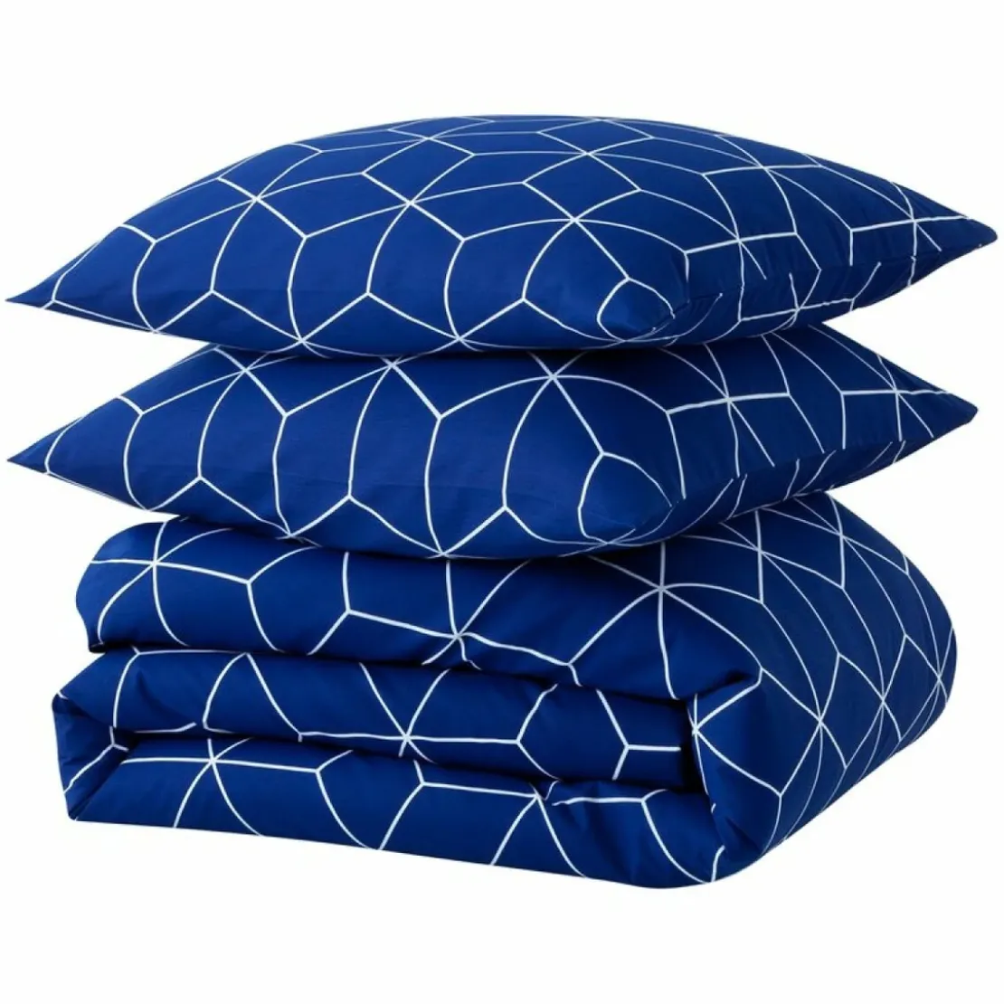 3S. x CollectionParure de lit coton - JEHAUT - Marine