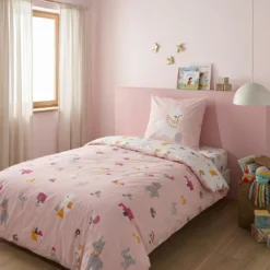 3S. x CollectionParure de lit coton LAMA - Rose