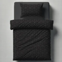 3S. x CollectionParure de lit coton - JEHAUT - Anthracite