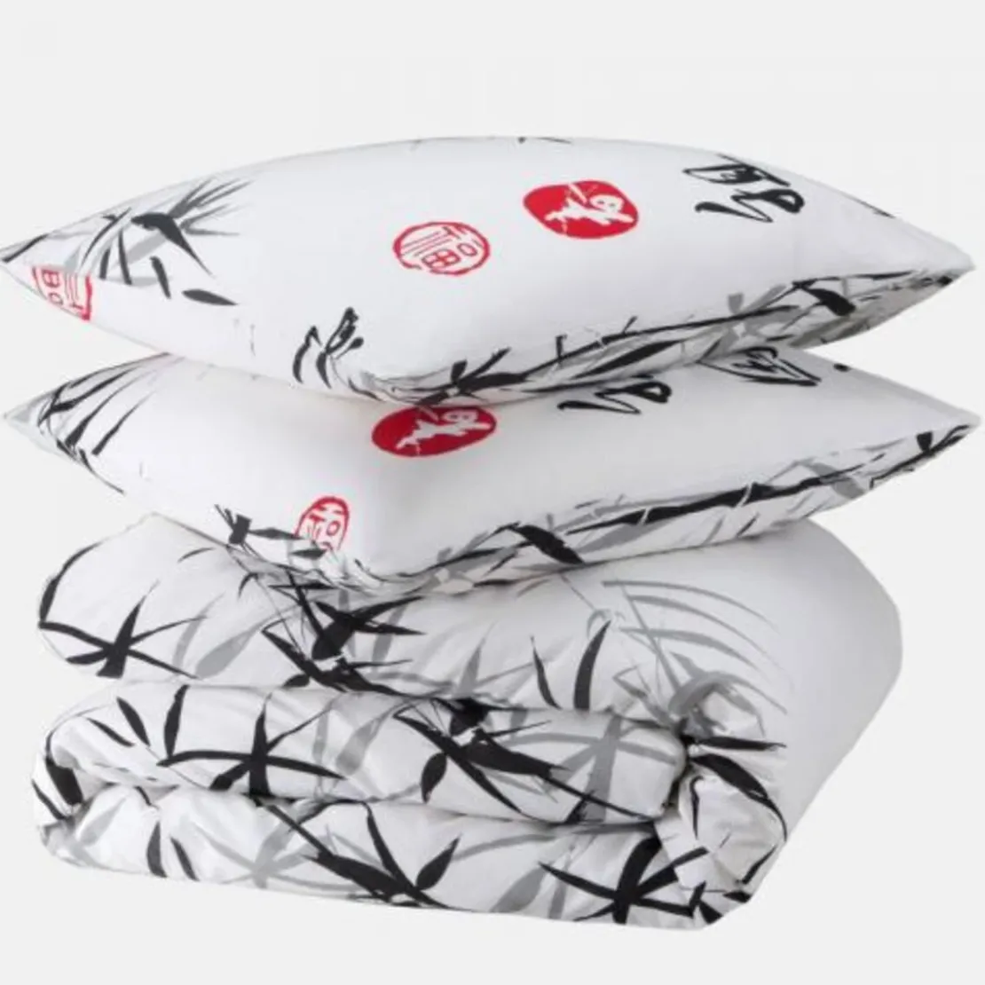 3S. x CollectionParure de lit en coton - BAMBOU PANDY