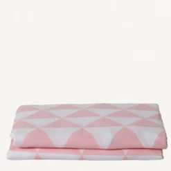 3S. x CollectionParure de lit en Coton - LORENZ- Rose/Blanc