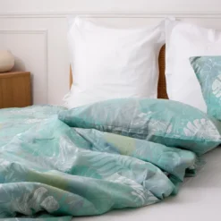 3S. x CollectionParure de lit en Coton - Alizée - Vert