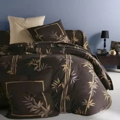 3S. x CollectionTaie de traversin en coton TAO - Marron