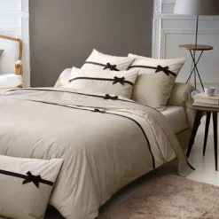 3S. x CollectionTaie d'oreiller percale de coton ROMAN