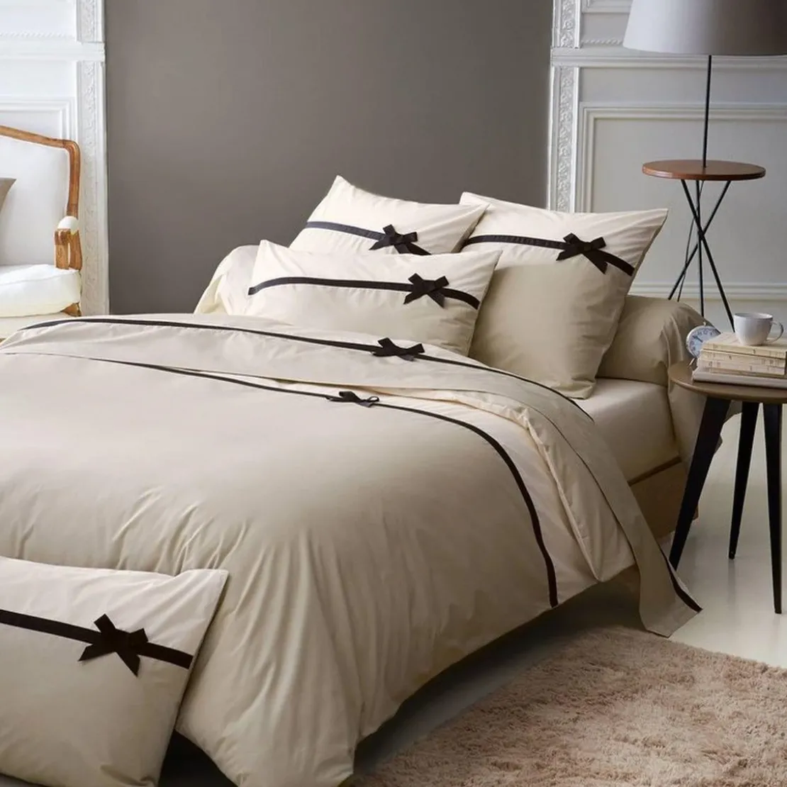 3S. x CollectionTaie d'oreiller percale de coton ROMAN