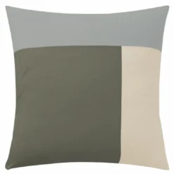3S. x CollectionTaie d'oreiller en coton - TRIO - Lichen