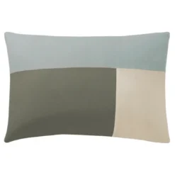 3S. x CollectionTaie d'oreiller en coton - TRIO - Lichen