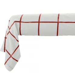 3S. x CollectionTaie d'oreiller ou de traversin coton imprimé - PIASTRELLA - Terracotta/Blanc