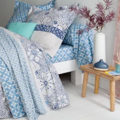 3S. x CollectionTaie d'oreiller, ou de traversin en percale de coton AUGUSTINE