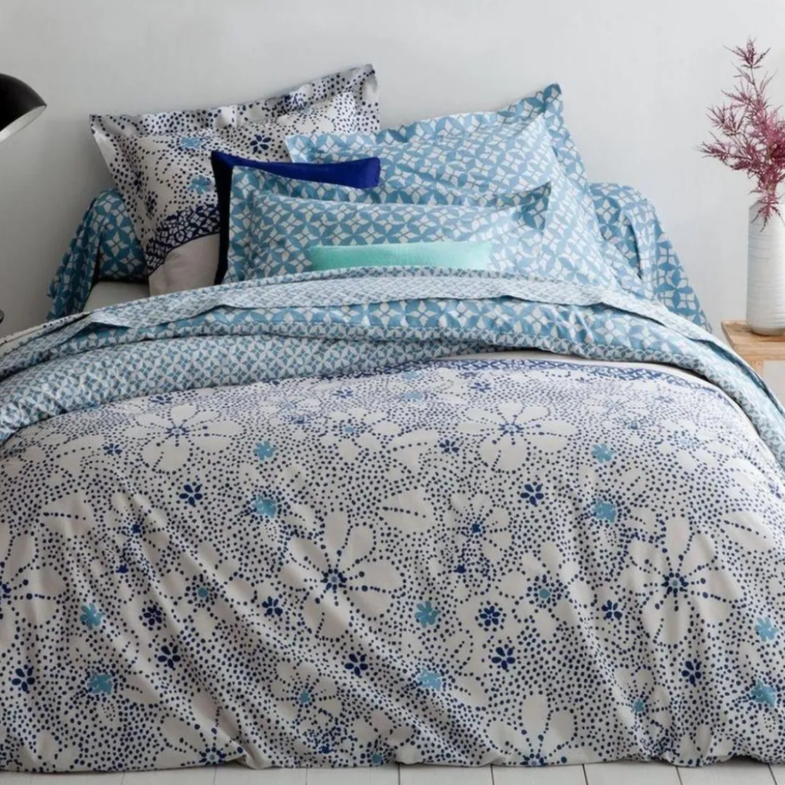 3S. x CollectionTaie d'oreiller, ou de traversin en percale de coton AUGUSTINE