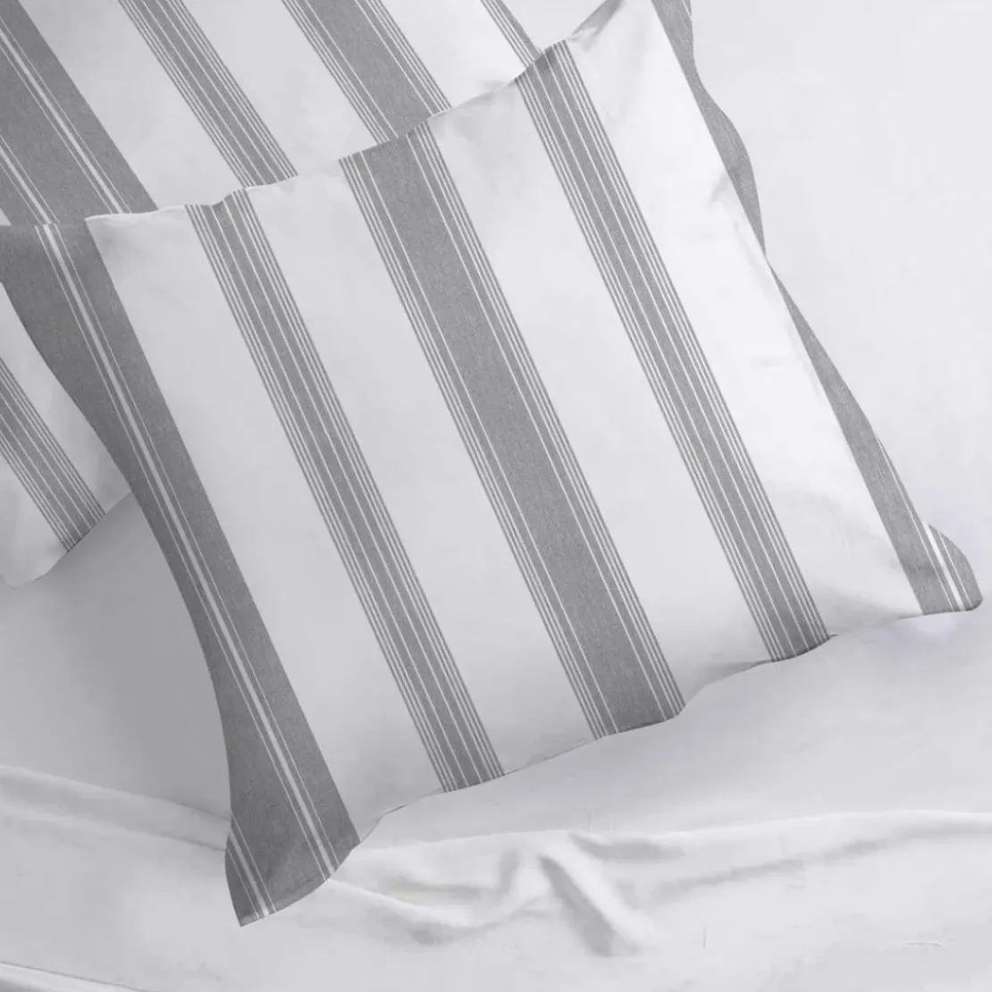 3S. x CollectionTaie d'oreiller coton - MARKUS - Gris