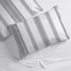 3S. x CollectionTaie d'oreiller coton - MARKUS - Gris