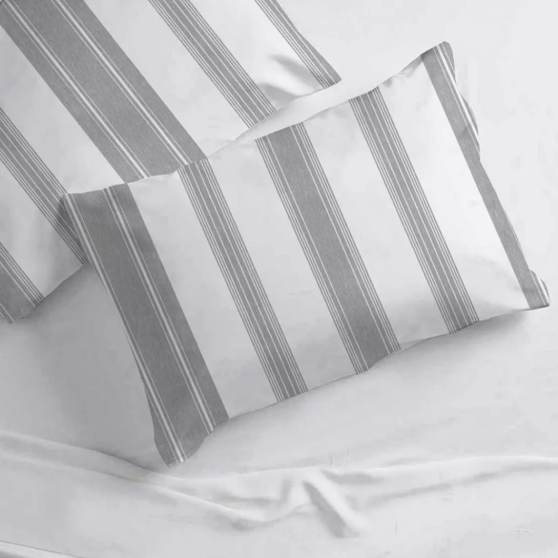 3S. x CollectionTaie d'oreiller coton - MARKUS - Gris
