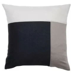 3S. x CollectionTaie d'oreiller en coton - TRIO - Noir