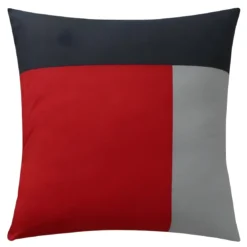 3S. x CollectionTaie d'oreiller en coton - TRIO - Rouge