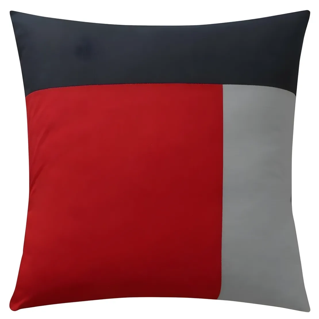 3S. x CollectionTaie d'oreiller en coton - TRIO - Rouge