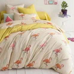 3S. x CollectionTaie d'oreiller coton FLAMANTS GASTON