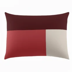 3S. x CollectionTaie d'oreiller en Coton - TRIO -Terracotta