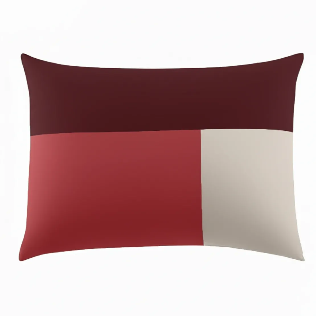 3S. x CollectionTaie d'oreiller en Coton - TRIO -Terracotta
