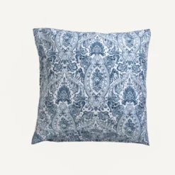 3S. x CollectionTaie d'oreiller, taie de traversin en coton - MISTRY - Bleu