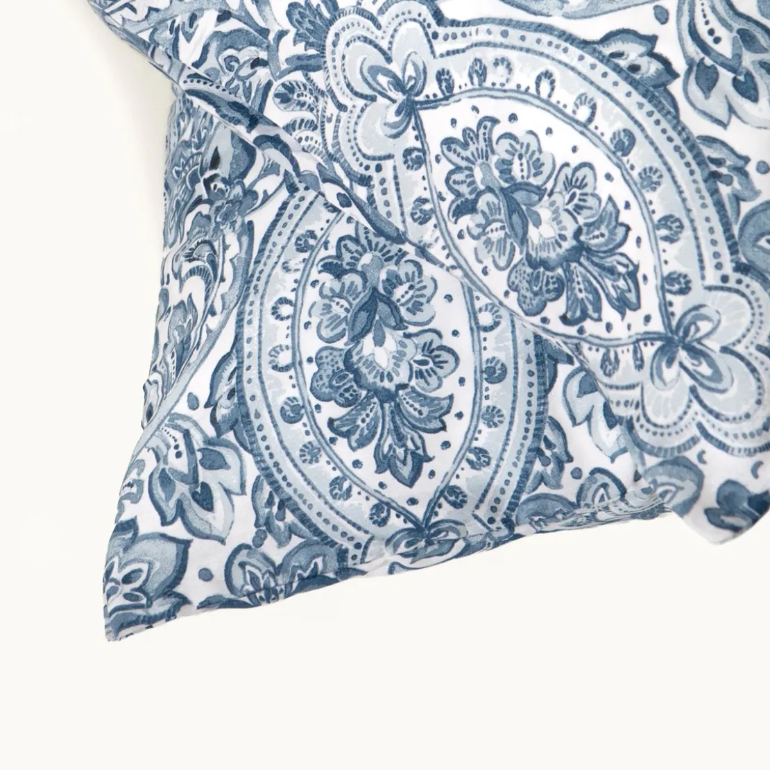 3S. x CollectionTaie d'oreiller, taie de traversin en coton - MISTRY - Bleu