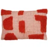 3S. x HomeCoussin "Poppy" coton tufté orange 58x38cm