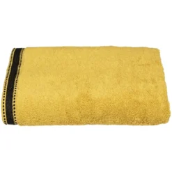 3S. x HomeDrap de douche "Joia" 550 70x130cm ocre
