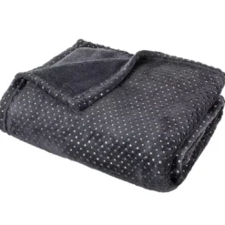 3S. x HomePlaid Strass 125X150 Gris Anthracite