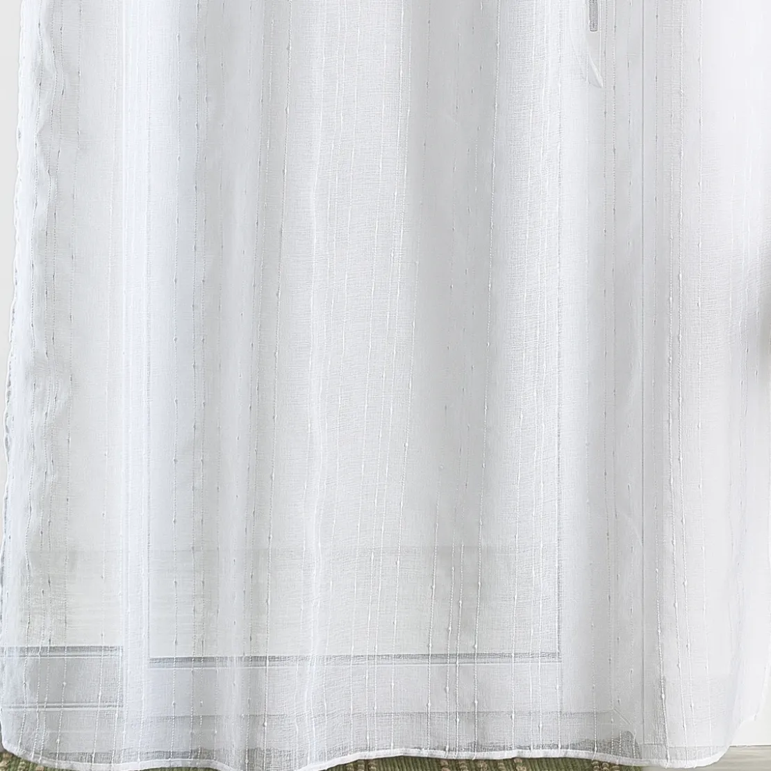 3S. x HomePx voilage en etamine ASTORIA - blanc